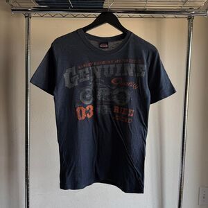 Harley-davidson Women's Black and Grey T-shirt